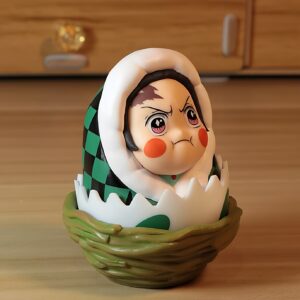 Demon Slayer Merchandise: Sleeping Figurines of Agatsuma Zenitsu, Tanjiro, Inosuke, Nezuko, and Other Characters