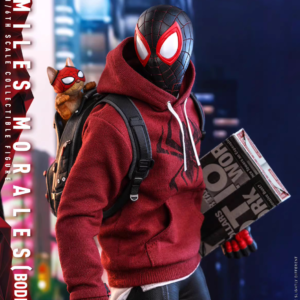 In Stock Hottoys Ht Vgm50 Spider-Man Miles Morales Cat Suit Version
