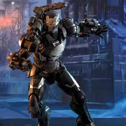 In Stock Ht Hottoys 1/6 Vgm33-D28 Punisher War Machine Iron Man Alloy Die-Cast