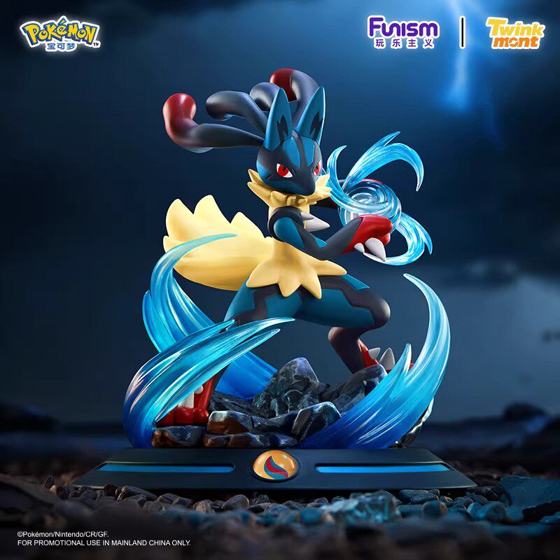 Funism Pokémon Mini Figures Super Evolution Lucario Gengar Gardevoir Model Figurines