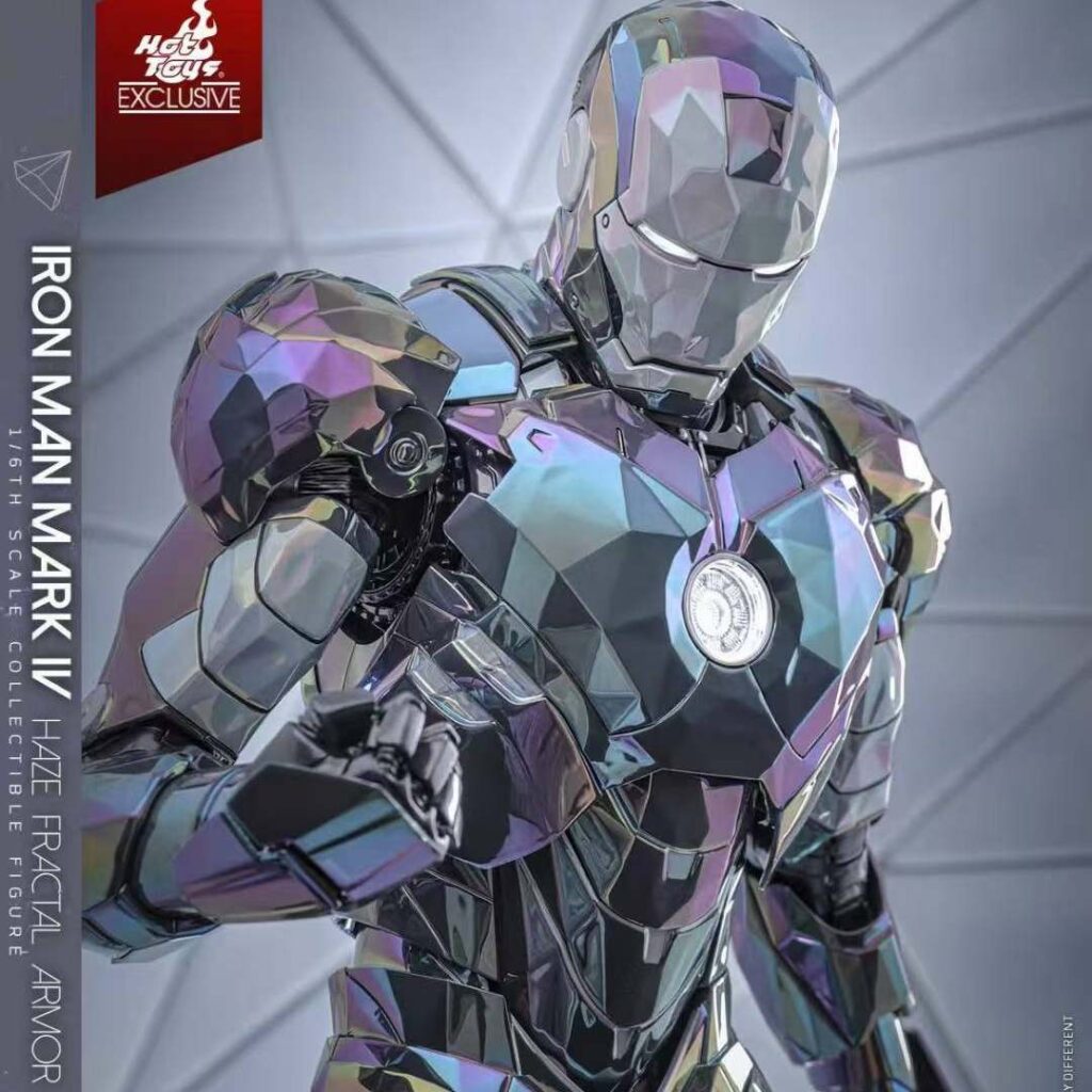 In Stock Hottoys Ht Mms855-D79 Iron Man 2 Mk4 Mark4 Shadow Illusion Geometric Edition