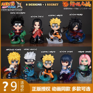 Authentic Naruto Shippuden Ultimate Battle Blind Box Figure Gift for Men, Naruto, Sasuke, and Itachi Collectibles