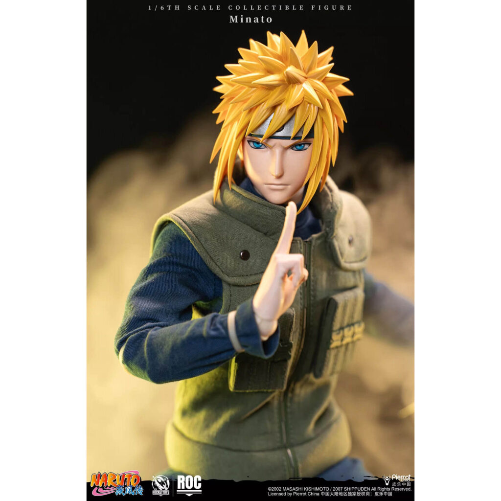 Roc Rockettoys Cloth Clothes Naruto Hatake Kakashi Yellow Flashing Movable Figure