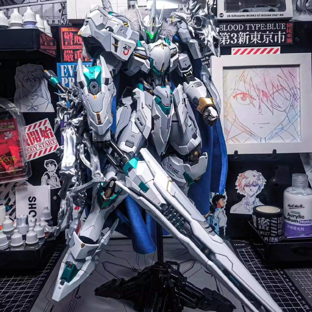 In-Stock Moshow Gundam Blind Box Xiangzhong Knight Mg Freedom Ancestor Effect Guochuang Assembled Mecha Model