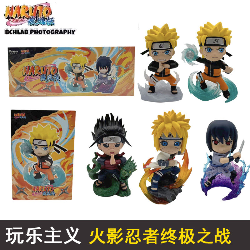 Authentic Naruto Shippuden Ultimate Battle Blind Box Figure Trendy Toy Decoration Gift Collection for Men