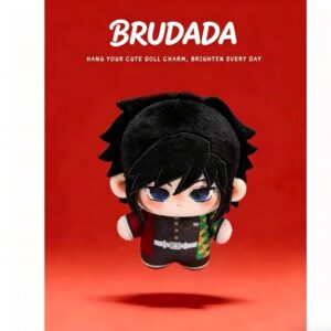 Demon Slayer Anime Fan-Made 10cm Plush Doll Tomioka Giyuu, Tsuguri No Tama, Tokitou Muichiro, Tanjiro Doll