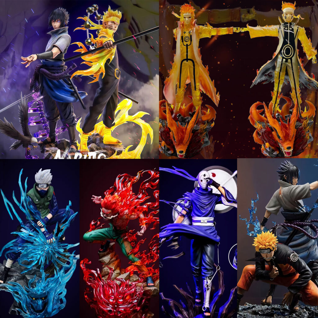 Naruto Figure Ten Years of the Hundred Ninja Hypoxia Naruto Sasuke Jiraiya Uzumaki Madara Uchiha Madara Gift