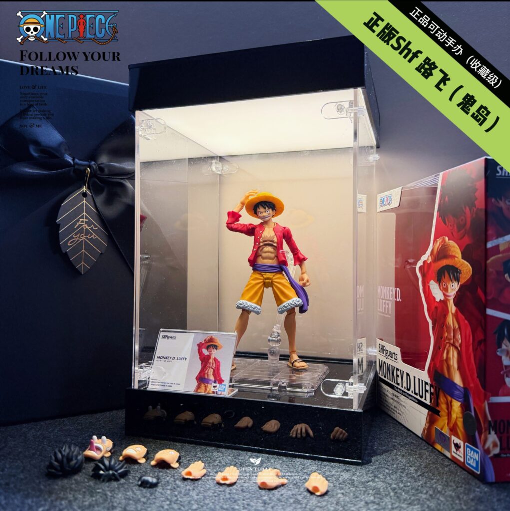Official Shf One Piece Luffy Action Figure Collectible Model Gift for Boyfriend or Men's Birthday Decoration