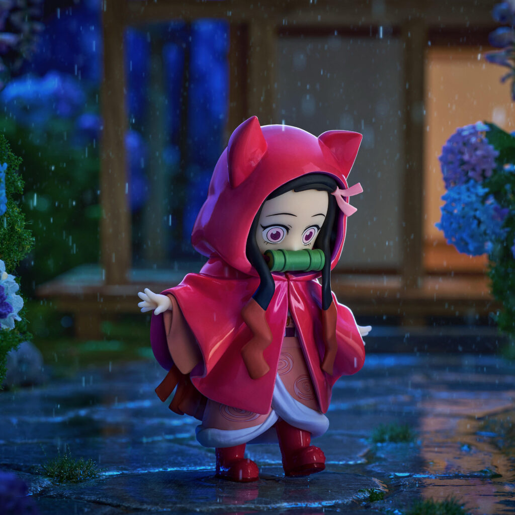 Demon Slayer Figure Blind Box Merchandise, Rainy Season Series, Butterfly Shinobu, Tomioka Giyuu, Tanjiro, Nezuko Figurines