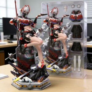 【European-Style Direct Delivery】Vishdale Arknights Dragon Ball One Piece Naruto King of Fighters Figure Blind Box