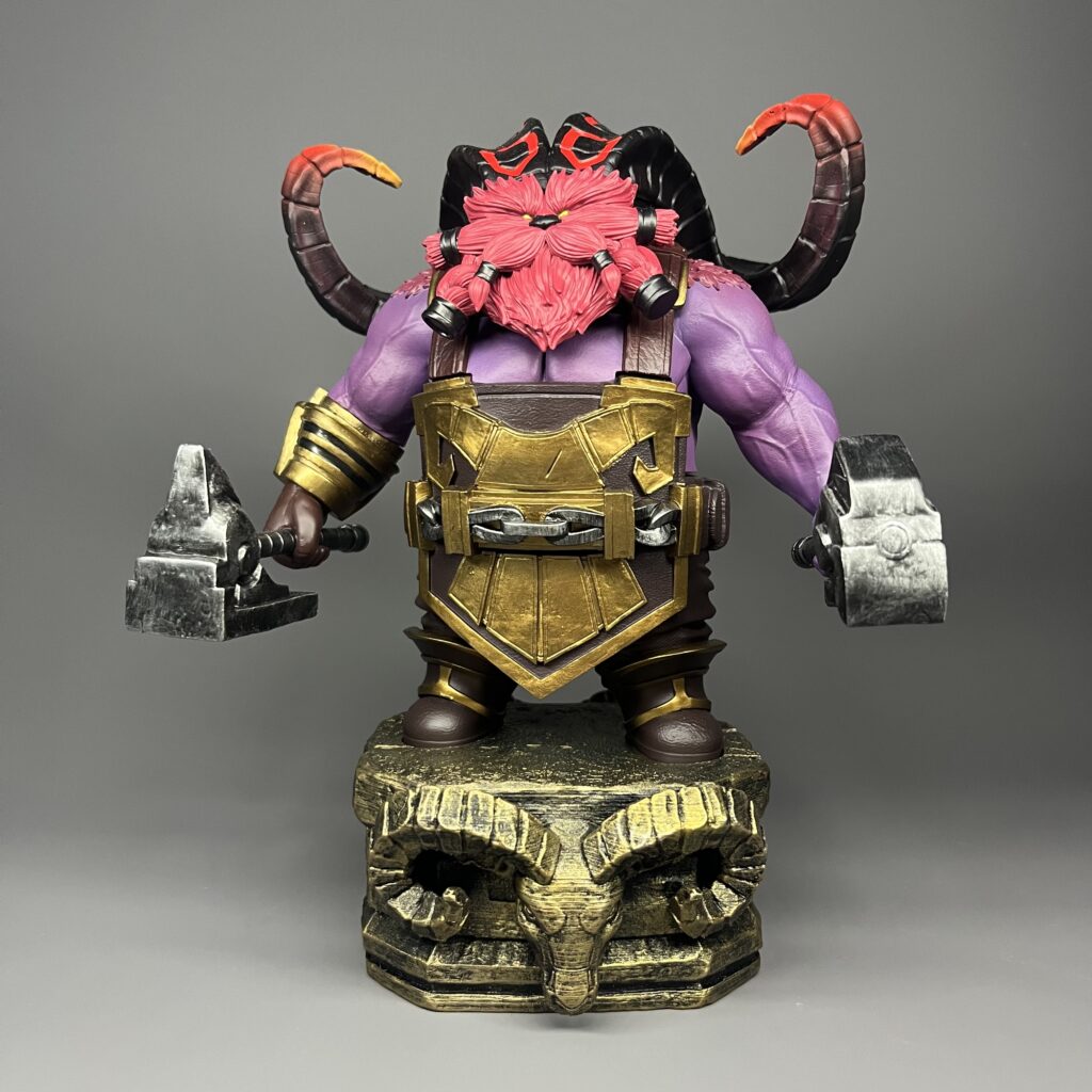 League of Legends O'Neal Lol Mountain Flame Figure Game Anime Peripheral Decoration in Stock Boys' DIY Model