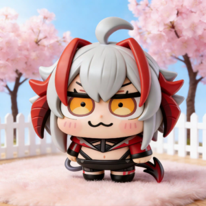 Arknights Q-Version Vivi Mei Figure Veshdale W Model Trendy Toy Ornament Gk Beautiful Girl Statue Merchandise