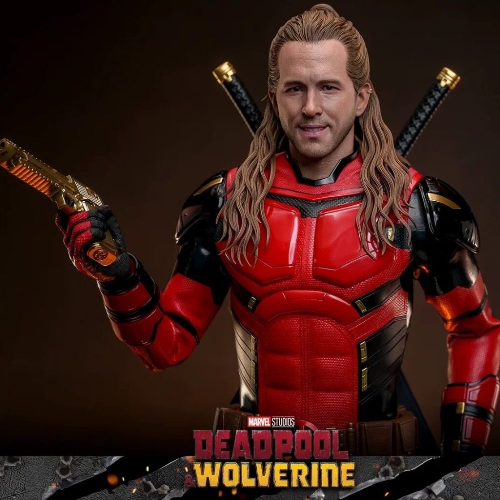 In Stock Hottoys Ht 1/6 Mms788 Deadpool and Wolverine Ryan Reynolds Good Deadpool