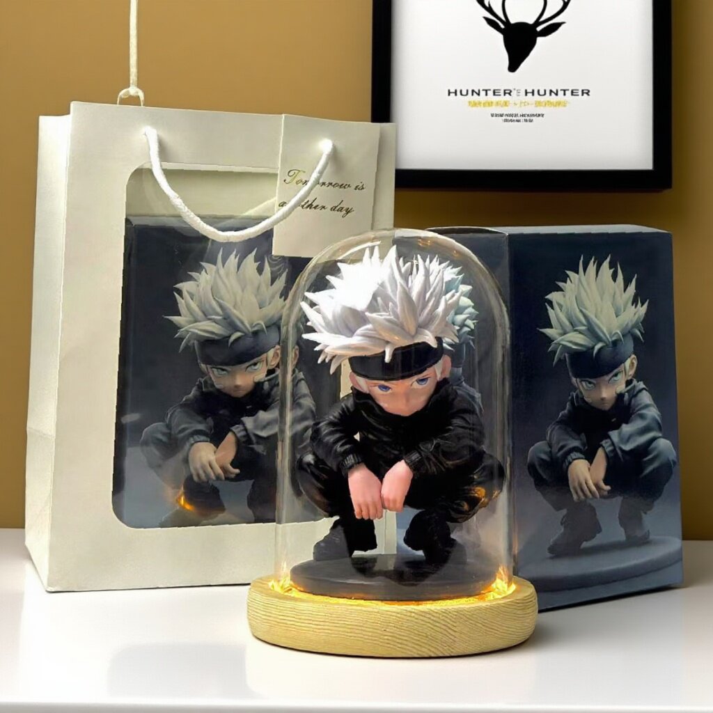 Jujutsu Kaisen Gojo Satoru Figure with Light Effects, Anime Merchandise, Collectible, Gift for Boyfriend, Classmate, Birthday Present