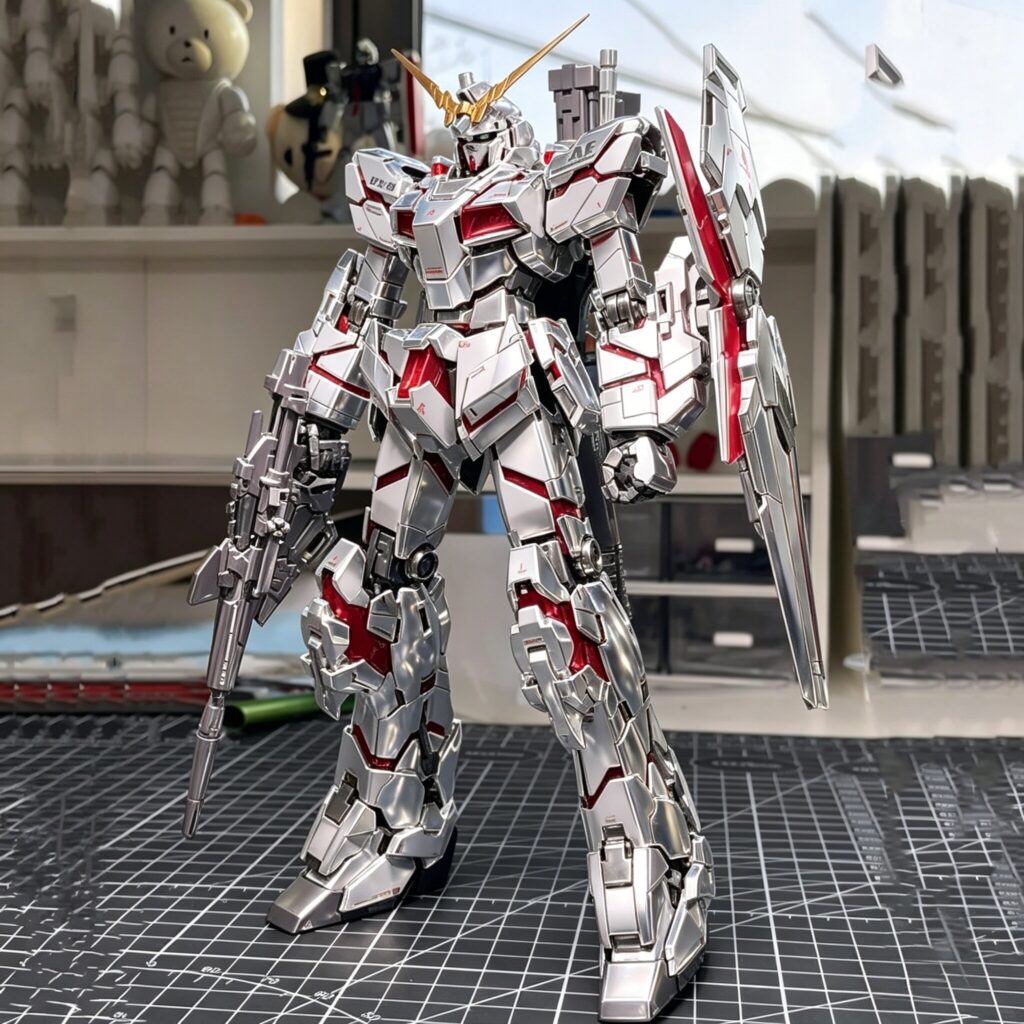 Gundam Model Hg Mobile Suit Unicorn Red Heretic Angel Strike Freedom Gundam Assembled Figure Toy