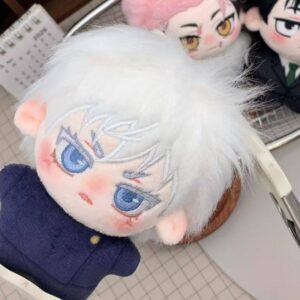 Authentic Original Jujutsu Kaisen Gojo Satoru, Yuji Itadori, Fushiguro Toji, Sukuna, 10cm Cotton Doll Keychain