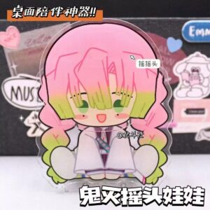 Demon Slayer: Kimetsu No Yaiba Birth Flower Series Trendy Blind Box Cute Desktop Ornaments Zenitsu Tanjiro Mitsuri Figures