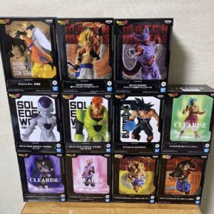 Japanese Version of Dragon Ball Figure 1/12 Scale Goku and Vegeta Model Collection