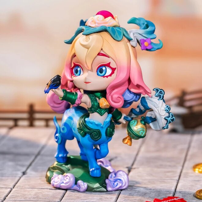 Official Genuine Lol League of Legends Mountain and Sea Scroll Lillia Figure Model Toy Game Merchandise Doll