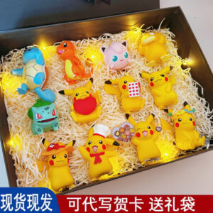 Pokemon Pikachu Trendy Toy Figure Gift Box for Boys and Girls Children's Toy Set Gift