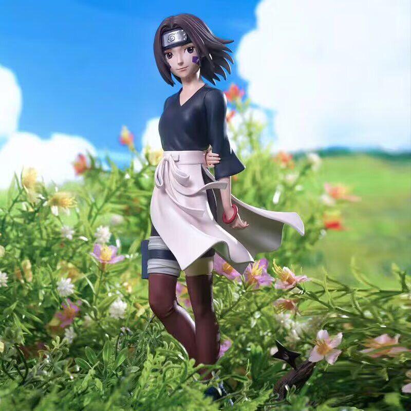 Anime Naruto Shippuden Konoha Nara Rin High-Quality Figure Desktop Ornament Beautiful Girl Model Gift