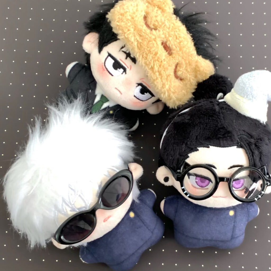 Jujutsu Kaisen Merchandise: Suguru Geto, Yuji Itadori, Gojo Satoru, Fushiguro Toji, Yuji Itadori, Gojo Satoru, Fushiguro Toji, Cotton Doll 10cm Plush Toy Keychain