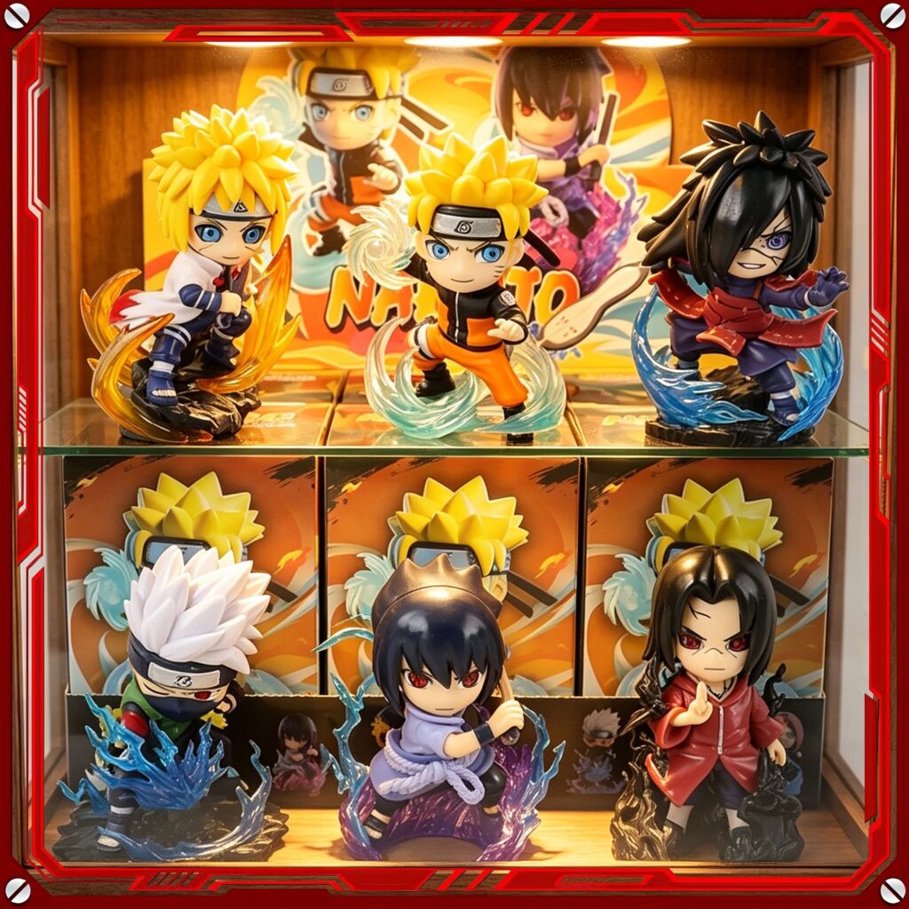 New Naruto Anime Merchandise Ultimate Battle Series Trendy Blind Box Cute Desktop Figurine Decoration