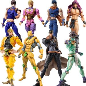 Jojo's Bizarre Adventure: Kujo Jotaro, Platinum Star Dio, Johnny Super Action Figure Merchandise