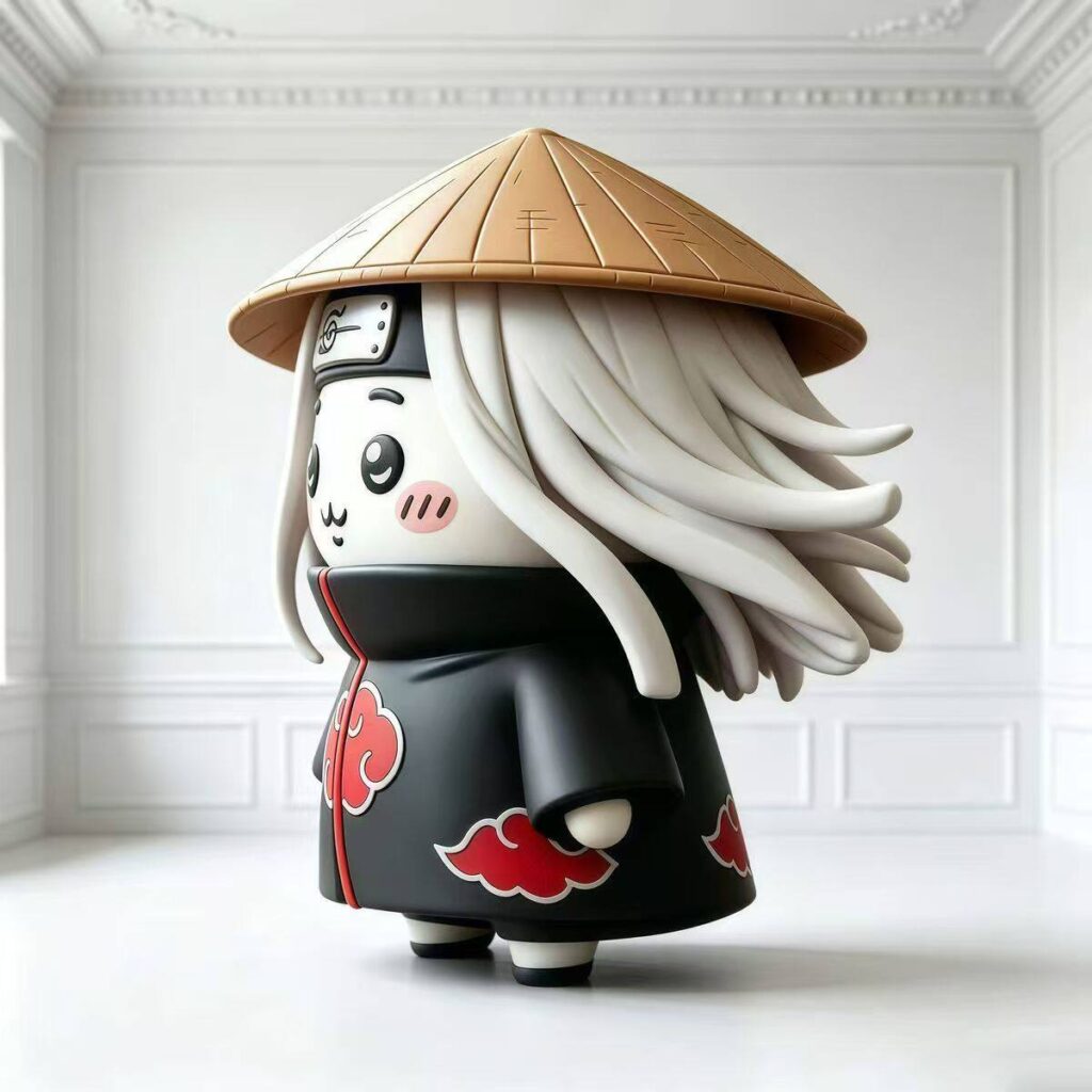 Uchiha Usagi Naruto Anime Peripheral Gk Figure Model Table Decoration Scene Prop Car Gift Trendy Toy