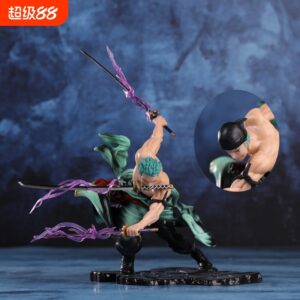 One Piece Special Edition Three Thousand Worlds Zoro Figure Double-Headed Version Boxed Pop Three-Knife Style Battle Model Display Figure