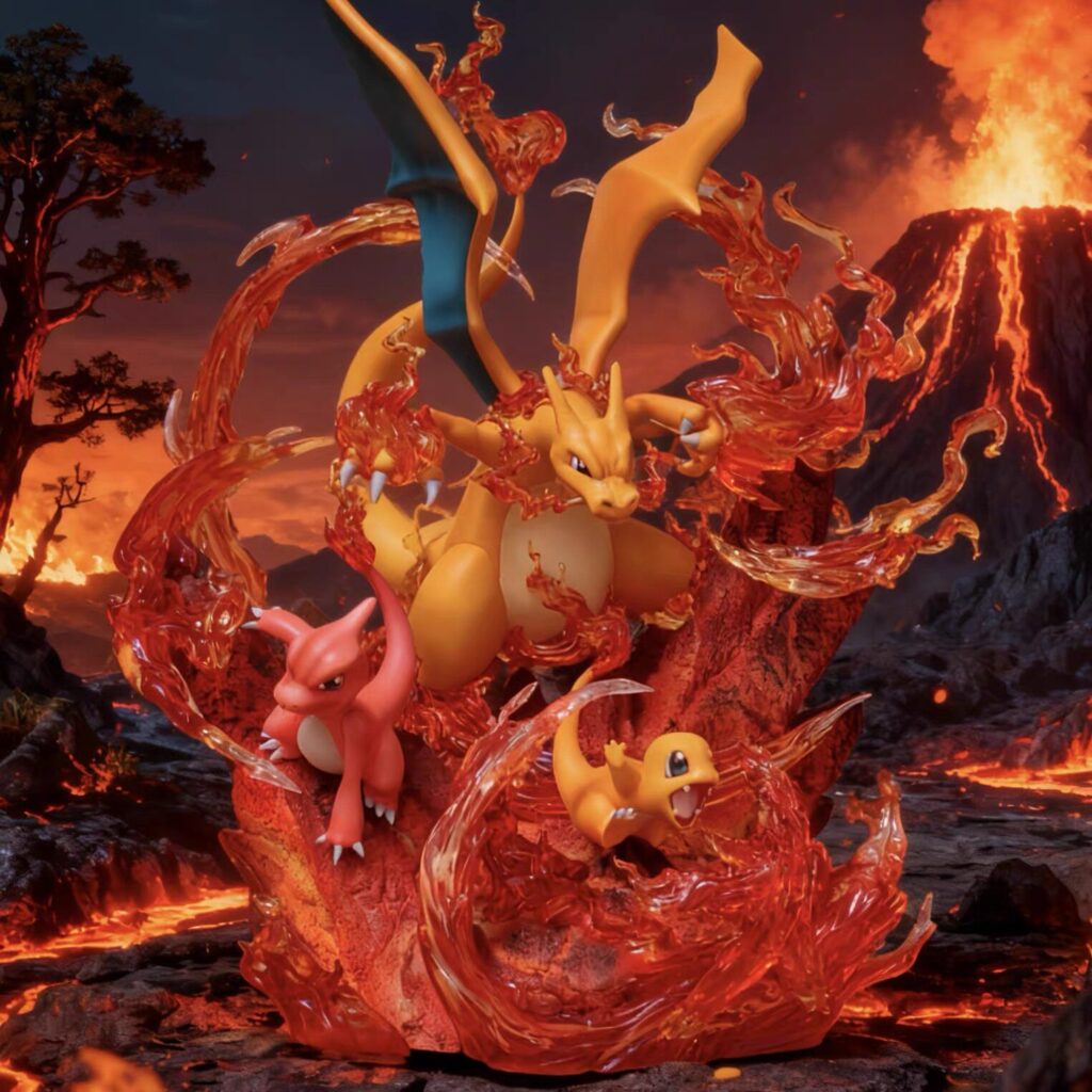 [Top Version] Pokémon Charizard Gk Figure Statue Model Birthday Gift