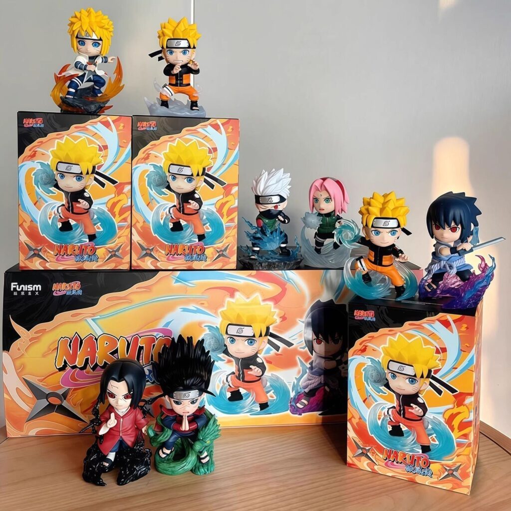 New Naruto Shippuden Ultimate Battle Series Trendy Blind Box Cute Desktop Ornaments Figurines Gifts
