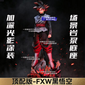 Dragon Ball Super Universe Fxw Black Goku Zamasu Figure Jt Statue Gk Ornament Doll Male Gift Merchandise