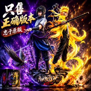 Naruto Uchiha Sasuke Naruto Figure Boys Itachi Ornament Toy Birthday Gift Model Official Authentic