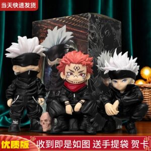 Jujutsu Kaisen Figure Gojo Satoru Birthday Gift Holiday Gift for Boyfriend Anime Merchandise Car Decoration Case