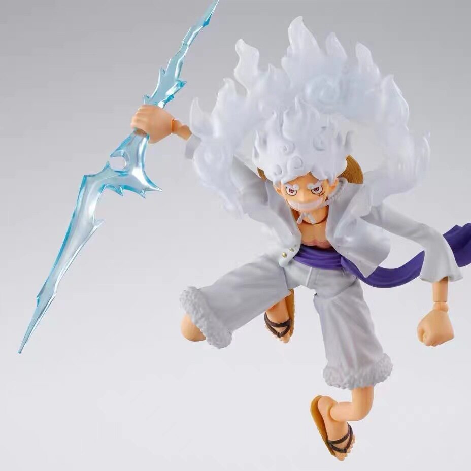 One Piece Sun God Shf Gear Five Nika Luffy Action Figure Model Boxed Collectible Domestic Production