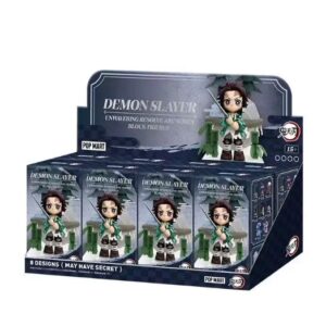 Popmart Demon Slayer: Kimetsu No Yaiba Series Building Blocks Figure Blind Box Toy Decoration Gift