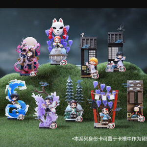 Popmart Demon Slayer: Kimetsu No Yaiba Building Blocks Blind Box Anime Merchandise Boys' Gift Figurine