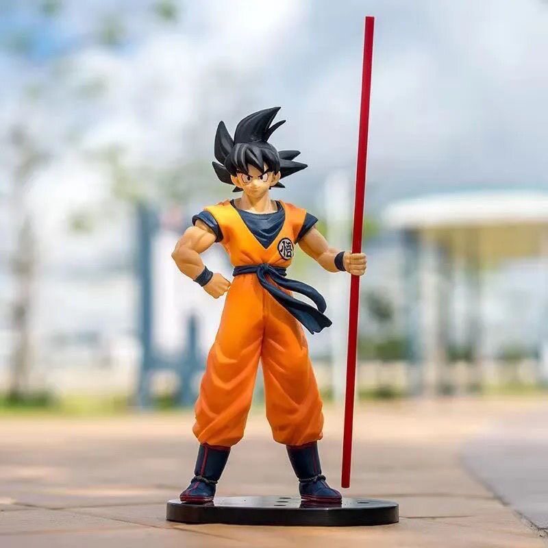 Dragon Ball 20Th Anniversary Theatrical Edition Dragon Ball Figure with Stick Son Goku Figure Domestic Made Figure Desktop Ornament
