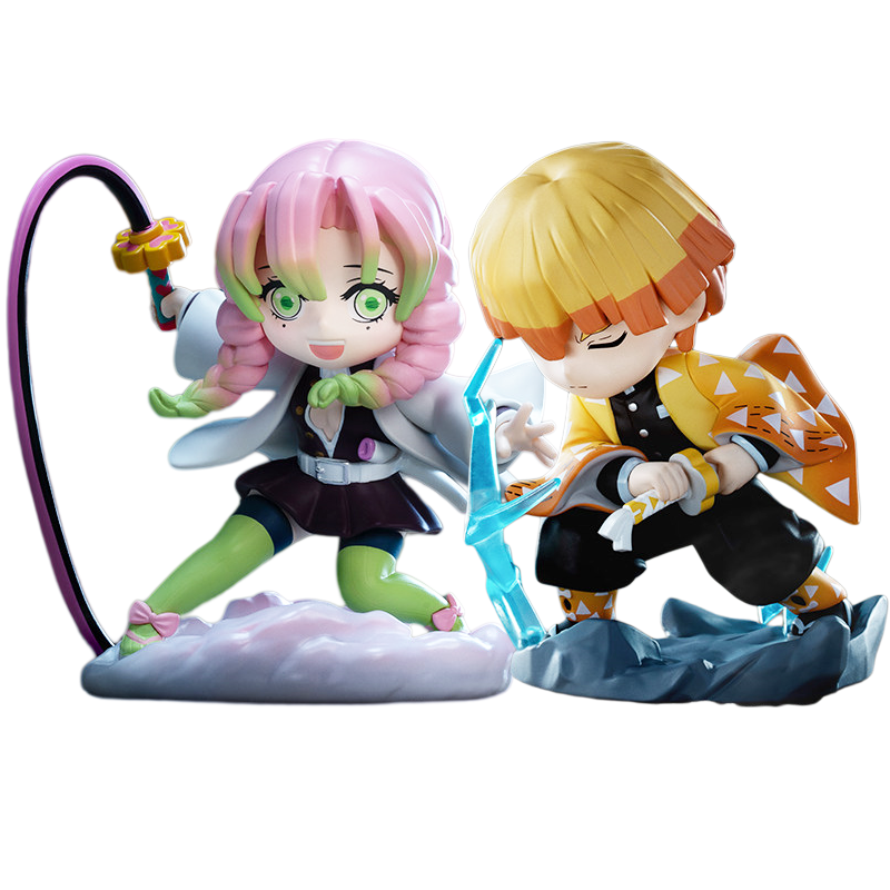 Popmart Demon Slayer: Kimetsu No Yaiba Battle Building Blocks Motivation Edition Blind Box Figure Trendy Toy Decoration