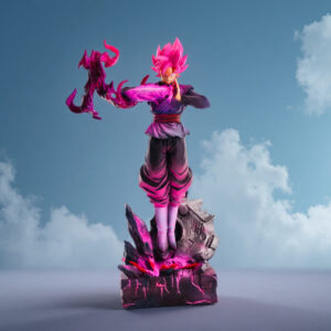 Dragon Ball Anime Peripheral Decoration Collectible Desktop Ornament Jt Top-Tier Pink Goku Figure Model