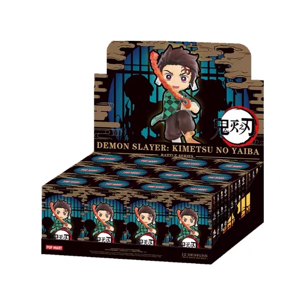 Popmart Demon Slayer: Kimetsu No Yaiba Second Generation Battle Series Figure Blind Box Toy Gift