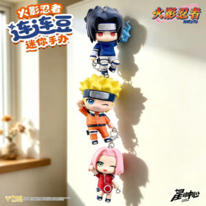 Naruto Three Treasures Pendant Lianlian Bean Mini Figure Doll Peripheral Blind Box Small Toy Figurine Gift Present