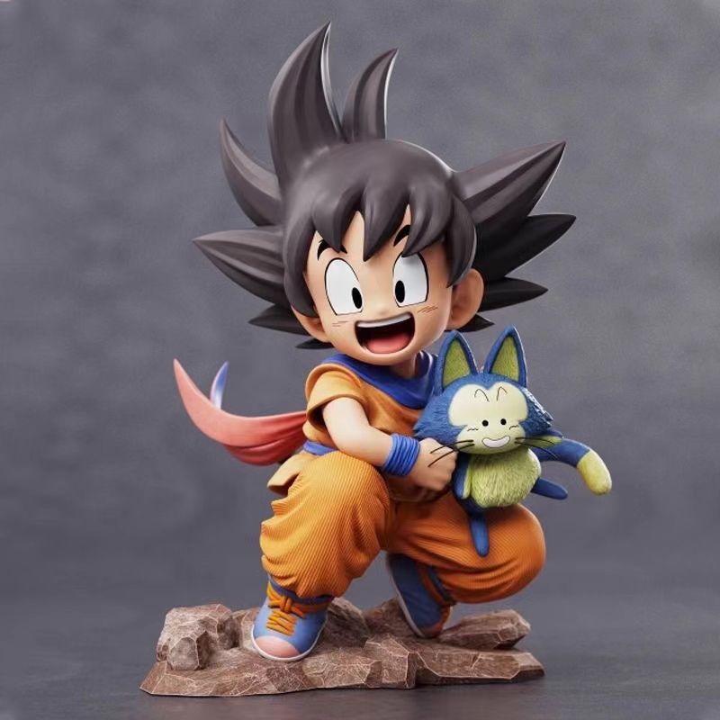 Q-Version Little Goku Dragon Ball Trendy Toy Series Anime Desktop Decoration Gk Figure