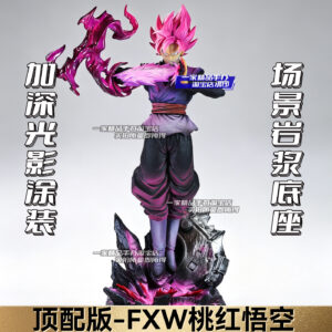 Dragon Ball Super Universe Fxw Pink Goku Jt Statue Gk Model Trendy Toy Peripheral Gift for Men Decoration
