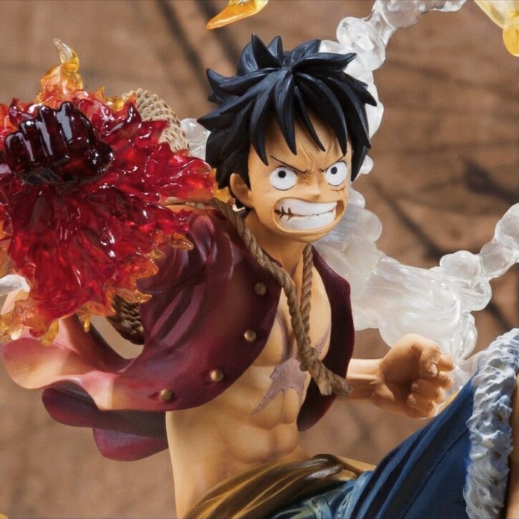 One Piece Action Figure: Fire Fist Model, Flying Figure, Anime Battle Series, Luffy, Birthday Gift Series