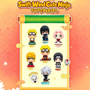 [First Release] Authentic Yiqi Naruto Shippuden Cute Ninja Sitting Blind Box Trendy Toy Figure Cute Doll Ornament