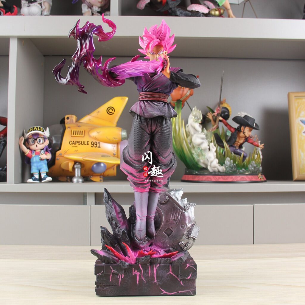 Dragon Ball Jt Factory Fxw Pink Goku Figure Anime Model Ornament Birthday Gift Trendy Toy Two-Dimensional