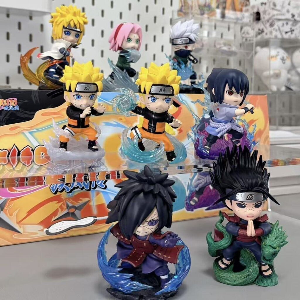 New Naruto Ultimate Battle Series Anime Peripheral Trendy Blind Box Cute Desktop Ornament Gift Decoration