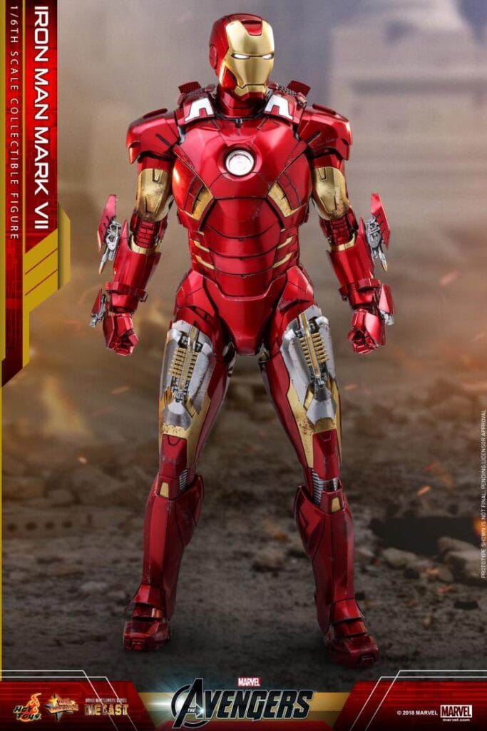 In Stock Hottoys Ht Mms500D27 Avengers Alloy Iron Man Mk7